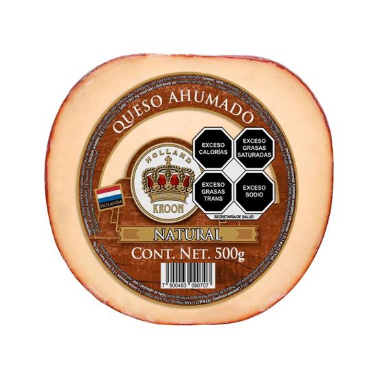 Imagen de Queso holandés procesado ahumado natural Holland Kroon 500g