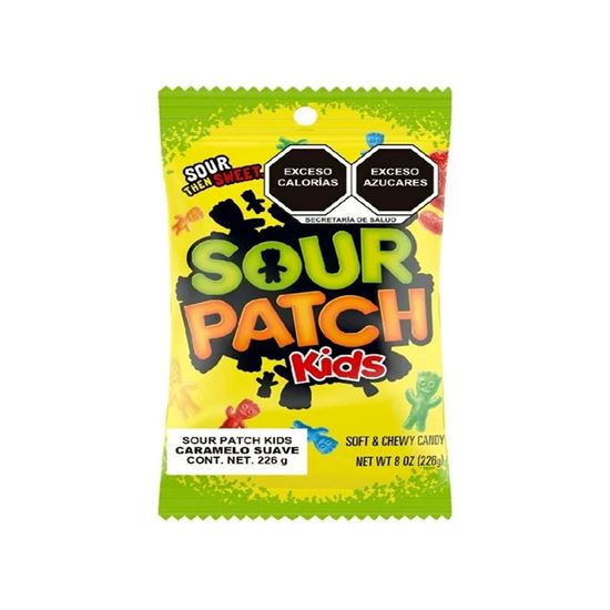 Imagen de Caramelo suave acidulado Sour Patch Kids 226g