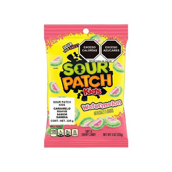 Imagen de Caramelo suave acidulado sabor sandía Sour Patch Watermelon 226g