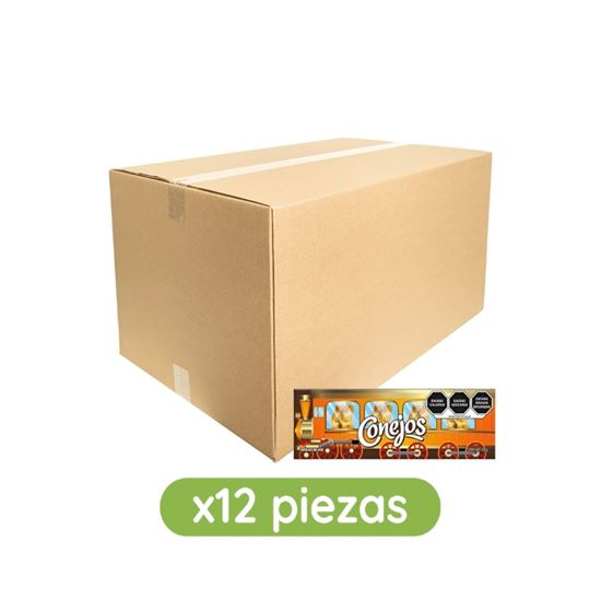 Imagen de Chocolate con leche Turín Conejos tren navideño caja con 12 pzas de 120g c/u (1.44kg)