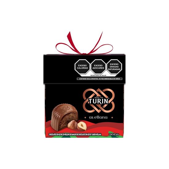 Imagen de Chocolates con relleno suave sabor avellana Turín caja regalo 40g