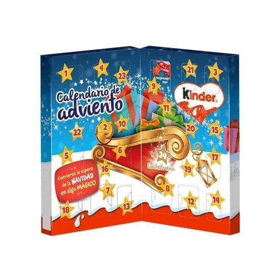 Imagen de Calendario de adviento surtido de chocolates Kínder 113g