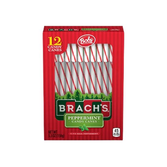 Imagen de Bastones navideños de caramelo de menta Brach's 12 pzas (150g)