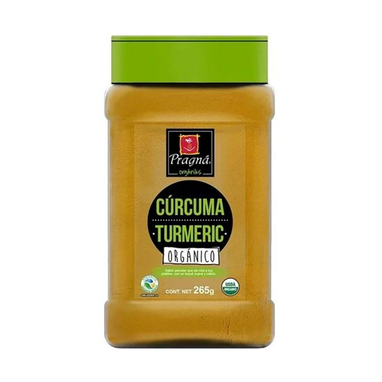 Imagen de Cúrcuma orgánica en polvo Pragná 265g