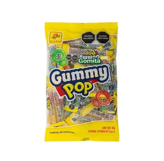 Imagen de Gomitas de llave De la Rosa Gummy Pop 25 pzas de 13g c/u (325g)