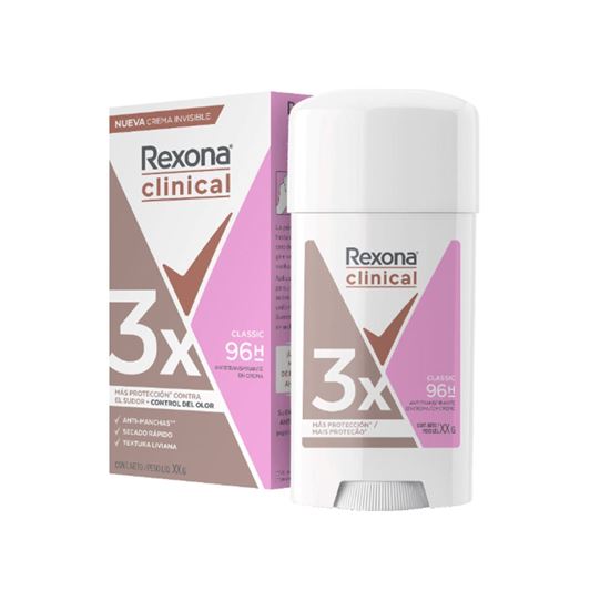 Imagen de Antitranspirante en crema para dama Rexona clinical classic 58g