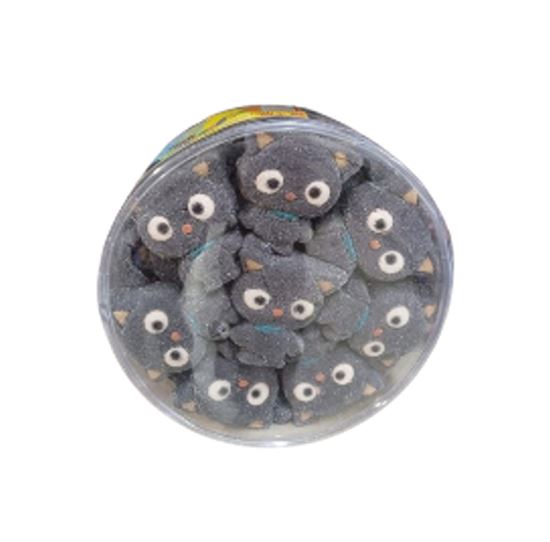 Imagen de Bombón en forma de gato negro Chococat Ay Gummy 35 pzas