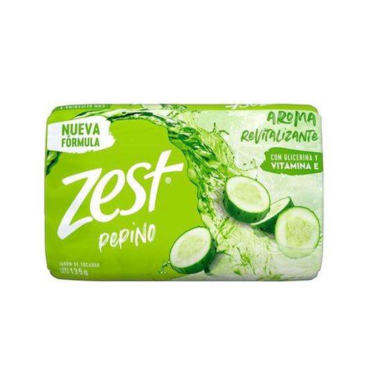 Imagen de Jabón de tocador Zest pepino 135g