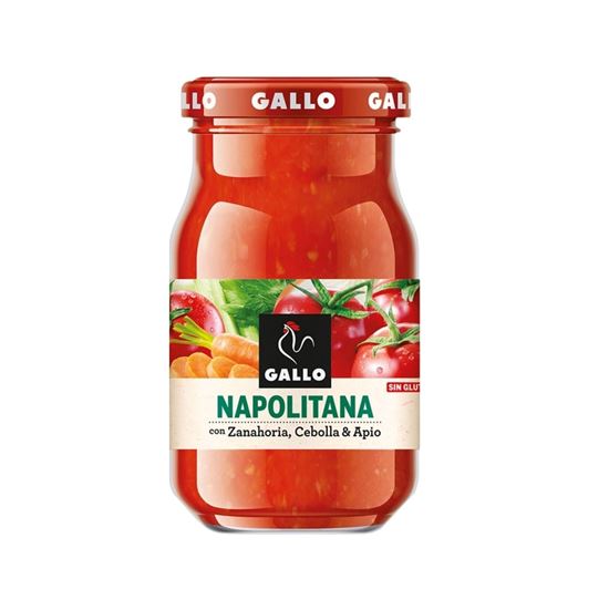 Imagen de Salsa para pasta Gallo napolitana sin gluten 350g