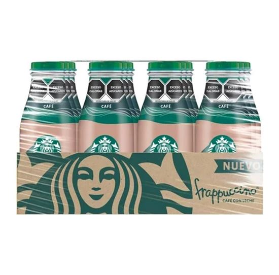 Imagen de Café con leche Starbucks Frappuccino paquete con 12 pzas de 280ml c/u