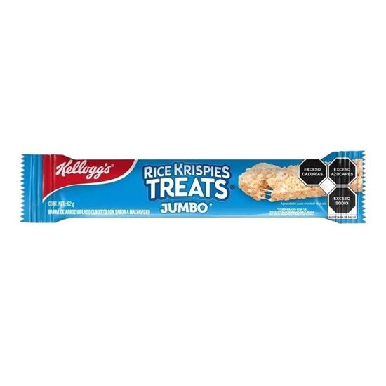 Imagen de Barra de arroz inflado sabor malvavisco Kellogg's Rice Krispies Treats jumbo 62g
