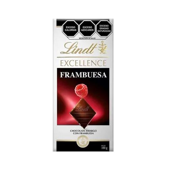 Imagen de Chocolate amargo con frambuesa Lindt Excellence en barra 100g