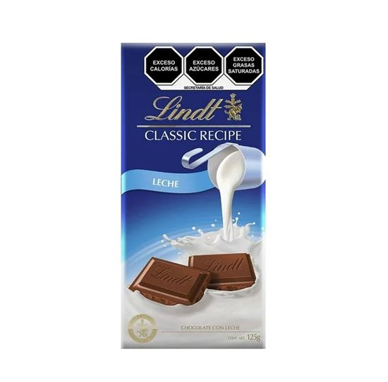 Imagen de Chocolate con leche Lindt Classic Recipe Leche en barra 125g