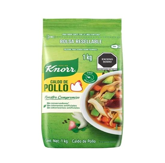 Imagen de Caldo de pollo en polvo Knorr bolsa resellable 1kg