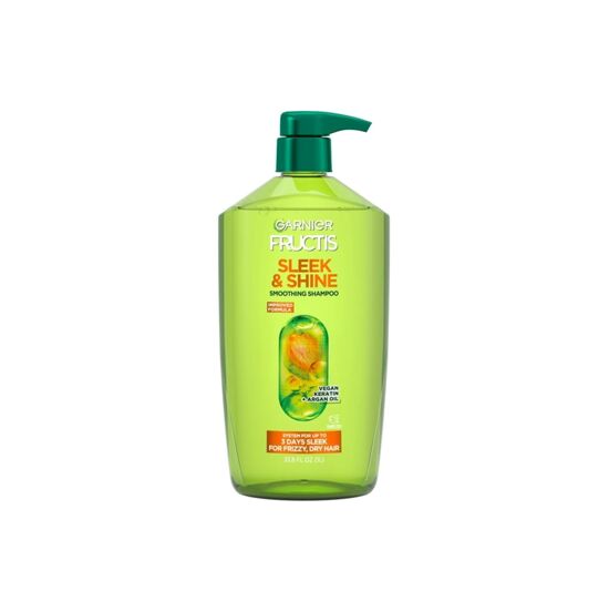Imagen de Shampoo alaciante antifrizz con keratina y aceite de argán Garnier Fructis Sleek & Shine 1L