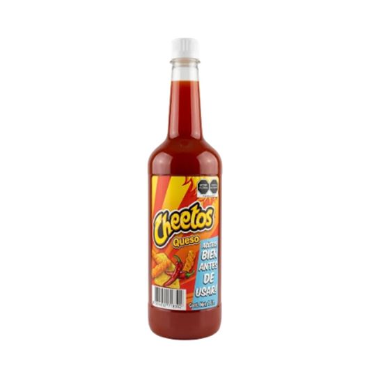 Imagen de Salsa para alitas y botanas sabor imitación Chettos de queso 1L