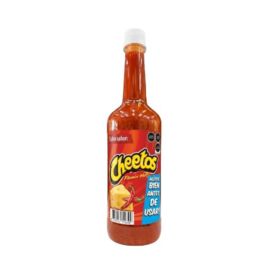 Imagen de Salsa para alitas y botanas sabor imitación Chettos flamin hot 1L