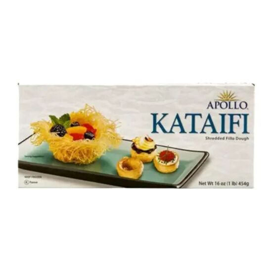 Imagen de Pasta filo desmenuzada para postres árabes Kataifi Apollo 454g