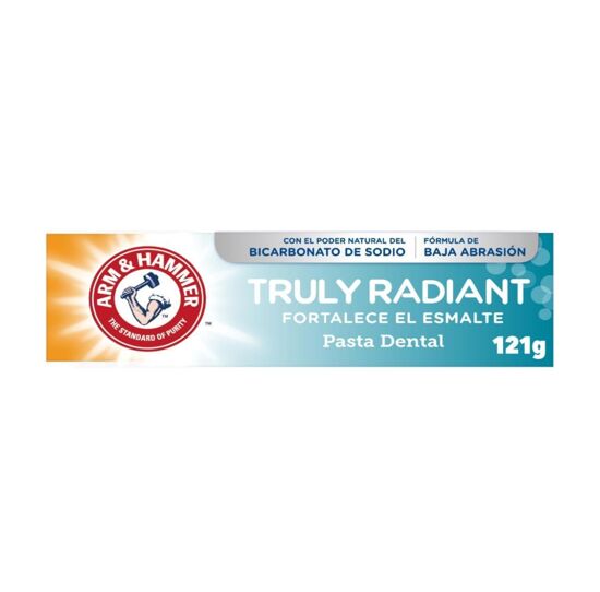 Imagen de Pasta dental con flúor Arm & Hammer Truly Radiant Fortalece el Esmalte 121g