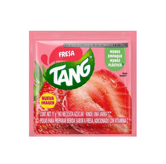 Imagen de Polvo para preparar bebida Tang sabor fresa 11g