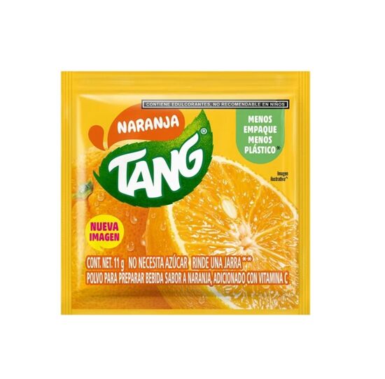 Imagen de Polvo para preparar bebida Tang sabor naranja 11g