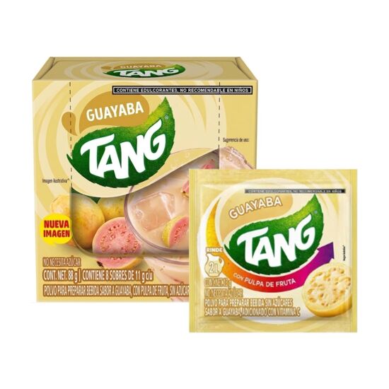 Imagen de Tang sabor guayaba caja con 8 sobres de 11g c/u