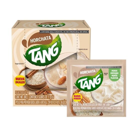 Imagen de Tang sabor horchata caja con 8 sobres de 11g c/u