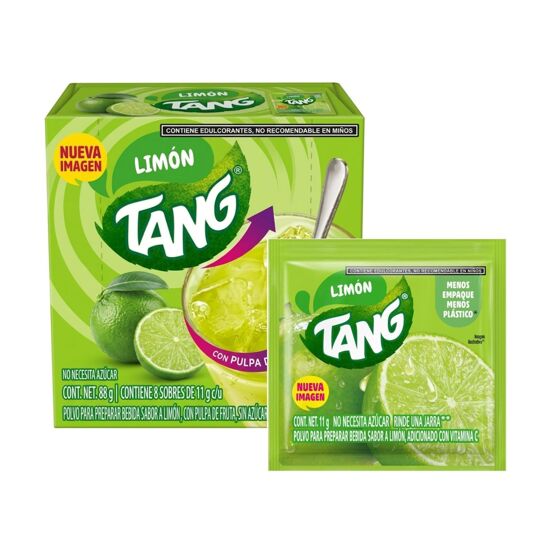 Imagen de Tang sabor limón caja con 8 sobres de 11g c/u