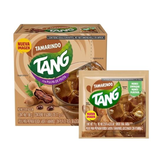 Imagen de Tang sabor tamarindo caja con 8 sobres de 11g c/u