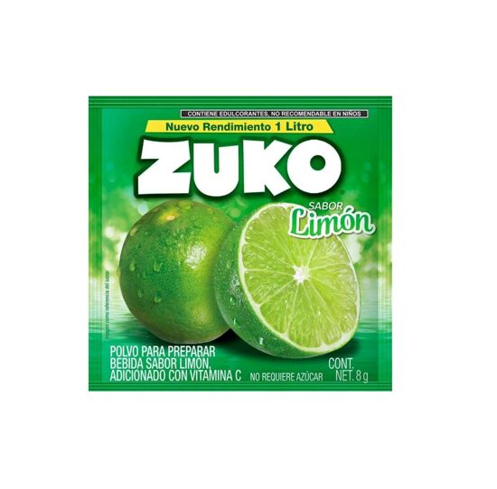 Imagen de Polvo para preparar bebida sabor limón Zuko 8g