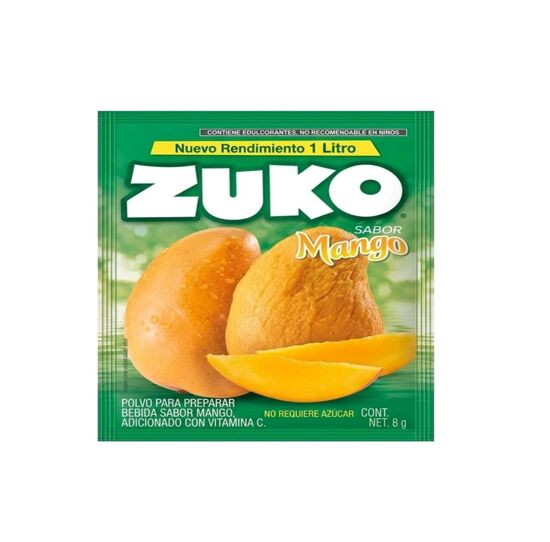 Imagen de Polvo para preparar bebida sabor mango Zuko 8g