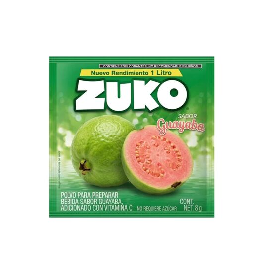Imagen de Polvo para preparar bebida sabor guayaba Zuko 8g