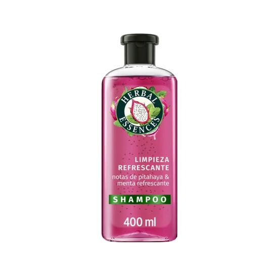 Imagen de Shampoo con notas de pitahaya & menta refrescante Herbal Essences Hidratación Refrescante 400ml