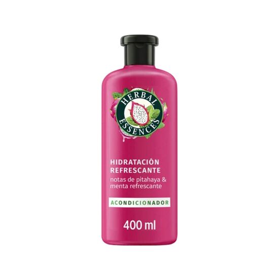 Imagen de Acondicionador con notas de pitahaya & menta refrescante Herbal Essences Hidratación Refrescante 400ml