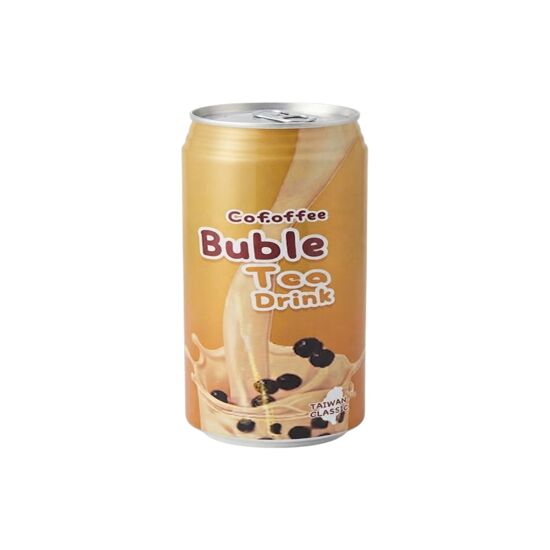 Imagen de Bebida asiática de té con tapioca sabor café RICO Bubble Milk Tea en lata 350g