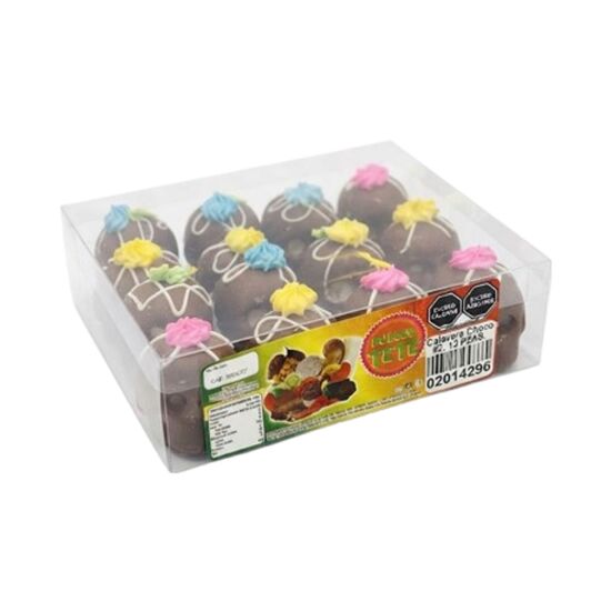 Imagen de Calaveritas de chocolate chicas #2 Dulces Teté 12 pzas