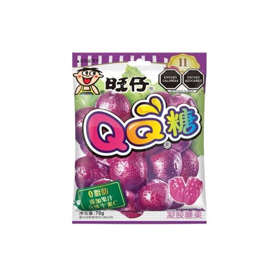 Imagen de Gomitas chinas sabor uva Wang QQ 70g