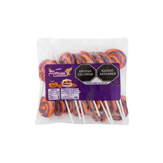 Imagen de Paleta redonda chica Halloween Avedul 20 pzas (250g)