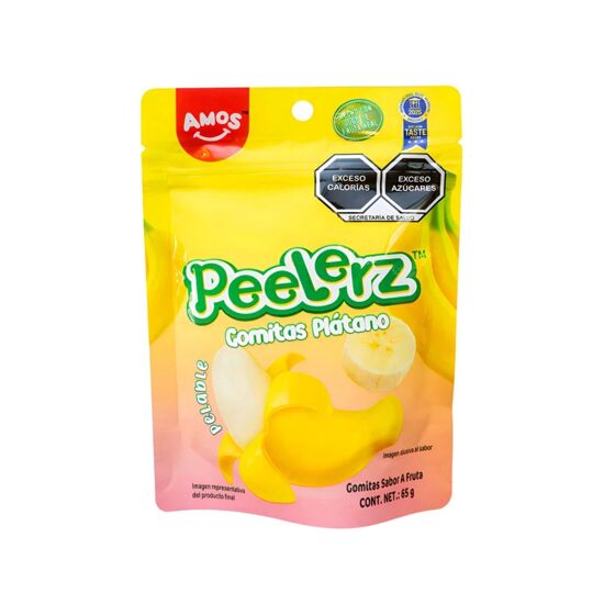 Imagen de Gomitas pelables sabor plátano Amos Peelerz 65g