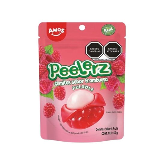 Imagen de Gomitas pelables sabor frambuesa Amos Peelerz 65g