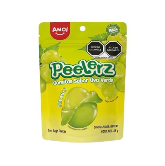 Imagen de Gomitas pelables sabor uva verde Amos Peelerz 65g